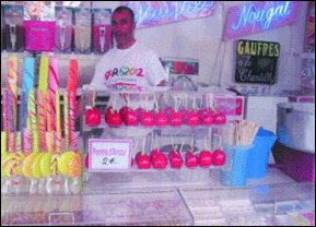 Materiel forain: meuble en plexiglas