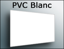 Plaque de PVC blanc